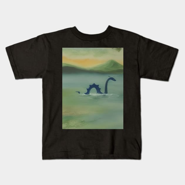 Nessie Kids T-Shirt by Glenbobagins